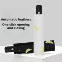 Five. Foil stamping feather umbrella